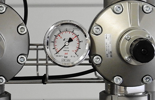 Manómetro de indicador de presión de aire