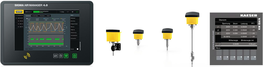 Sigma Air Manager (SAM 4.0) y equipos de medición KAESER TMK